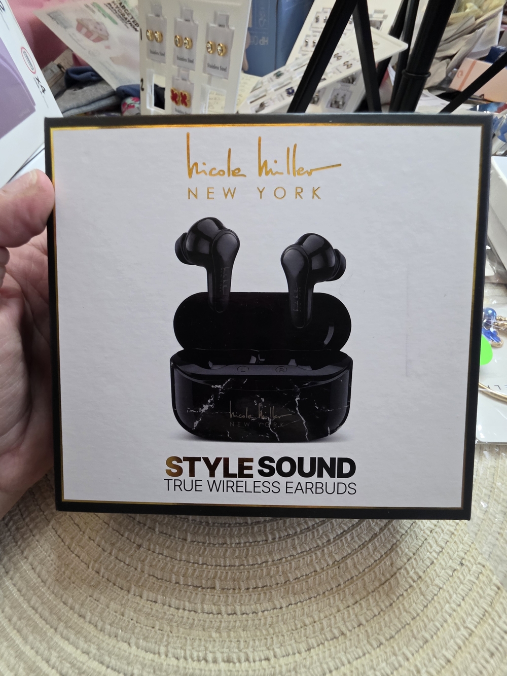 Black True Wireless Earbuds - Style Sound Nicole Miller